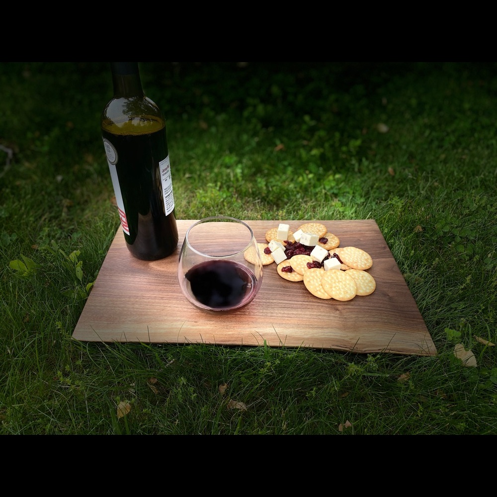 Hand Crafted Black Walnut Charcuterie Board